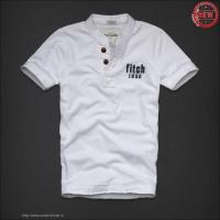 heren abercrombie and fitch henley tee korte t-shirt 1892 wit Outlet Tilburg 9h0wr160